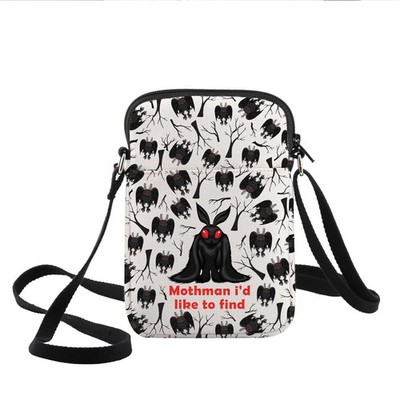 Cryptid Mothman Crossbody Bag Cryptozoology Gifts Mothman I'd Like To Find Sh...