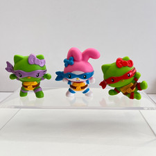 McDonalds Hello Kitty x TMNT Donatello Raphael Leonardo Ninja Turtles Sanrio Toy