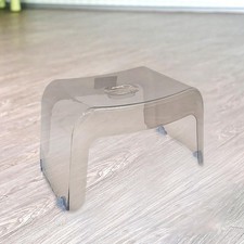 Taburete de acrílico para niños taburete de ducha pequeño banco de ducha transparente