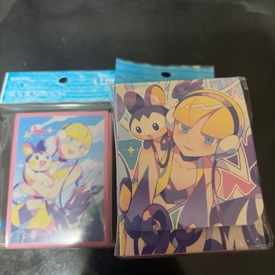 Elesa Holiday Card Sleeves & Deck Case Set Pokemon Center Deck shield 64 pcs New