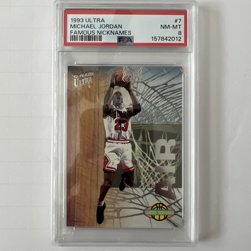 1993-94 Fleer Ultra - Famous Nicknames Michael Jordan #7 - PSA 8