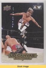2022 Upper Deck AEW All Elite Wrestling UD Canvas Gold Brian Pillman Jr READ gy2
