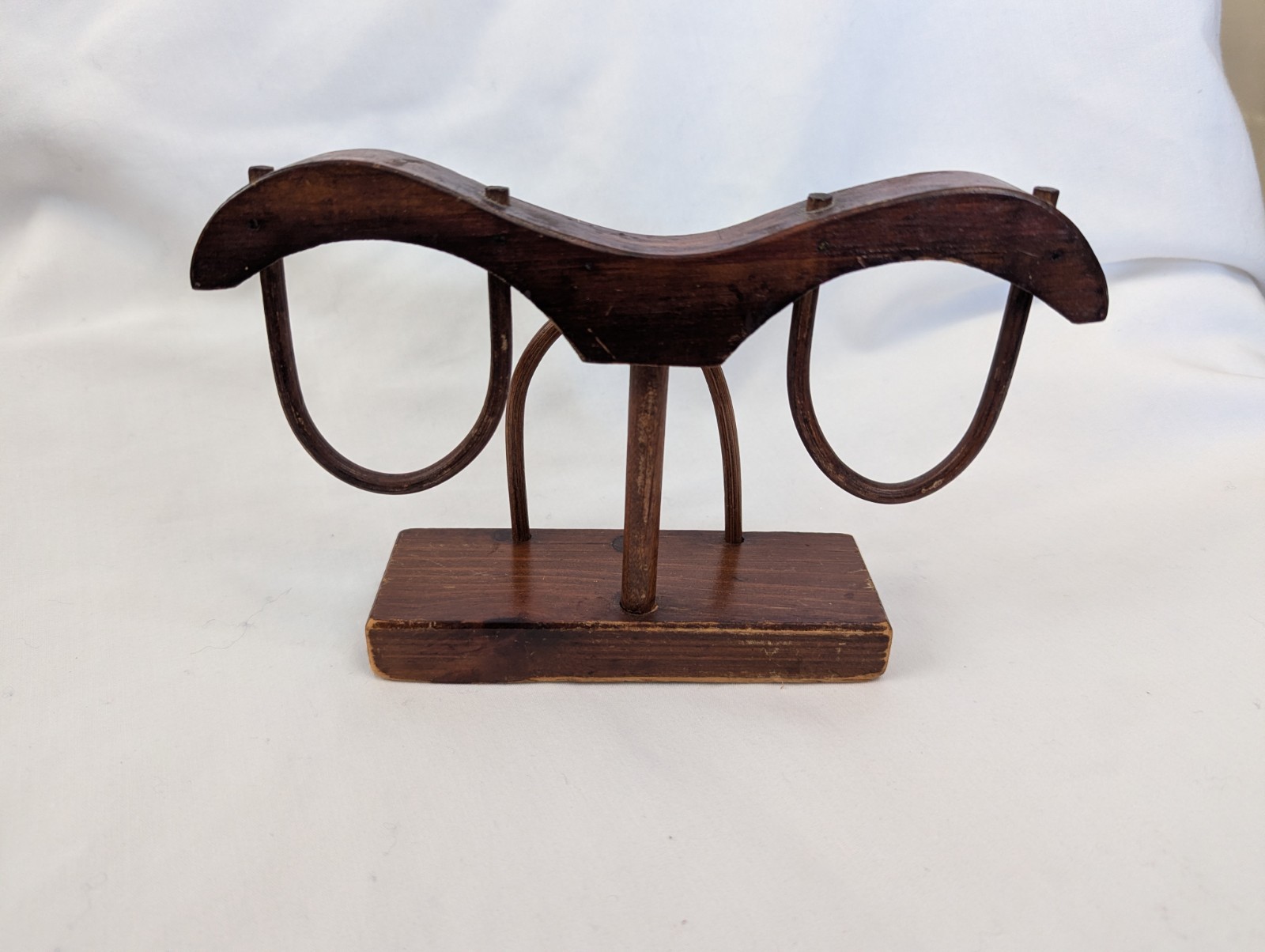 Vintage Cornwall wooden Oxen Yoke tabletop decoration - please read