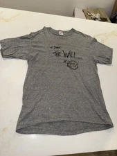 Vintage Jerzees 1980s The Ritz The Wall T Shirt Size XL Single Stitch Macomb Il