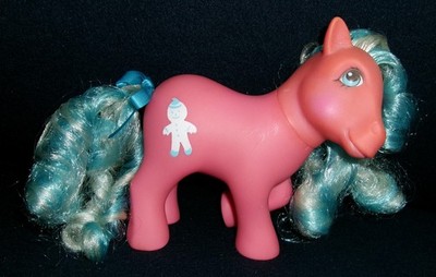 Rose: My Little Pony MLP Vintage Candy Cane Pony Molasses EXCELLENT G1