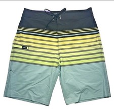 New O'Neill Men's Loaded Multi Color Hybrid Hyperdry Board Shorts Size 36 NWT