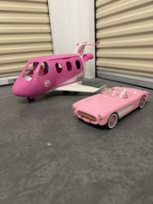 Barbie Jet Barbie Hot Wheels RC Corvette W/ Remote Mattel Bundle Works Tested