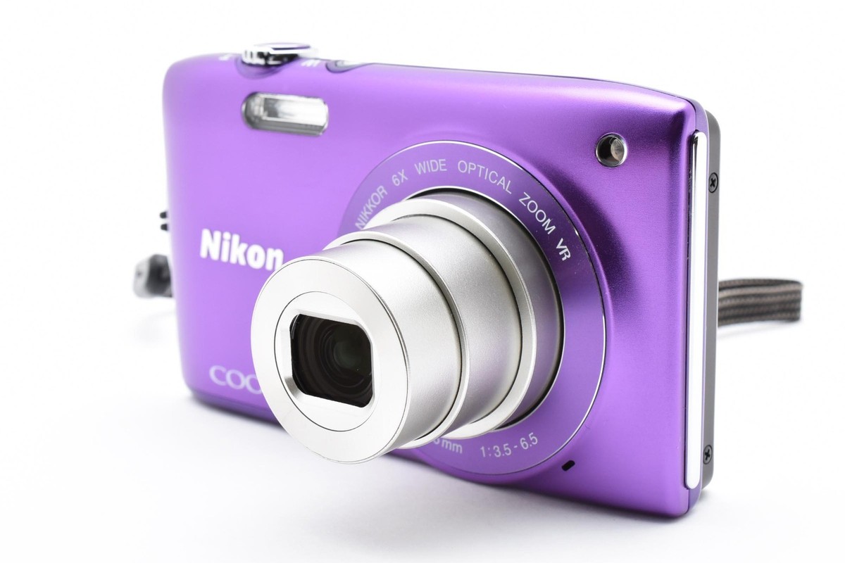 TOP MINT] Nikon COOLPIX S3300 Purple Compact Digital Camera