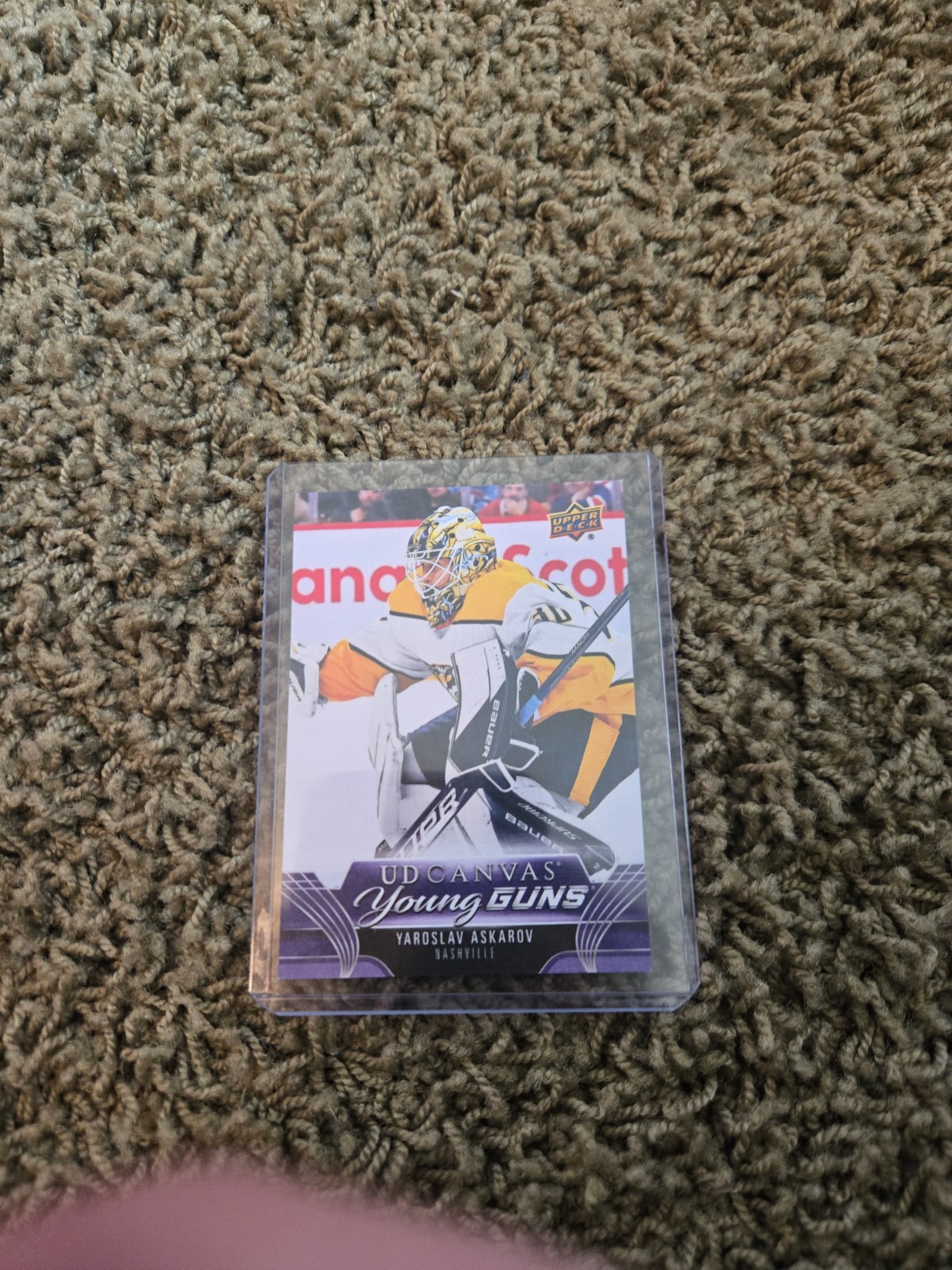 2023-24 Upper Deck Series 1 - Ud Canvas Young Guns Yaroslav Askarov #C111 (RC)