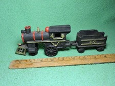 Vintage Cast Iron Train Engine 40 - 9 Inches