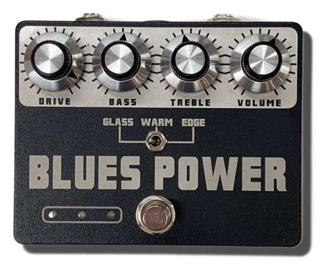 Pédale d'overdrive King Tone Guitar Blues Power V1 7 2554 testée et fonctionn