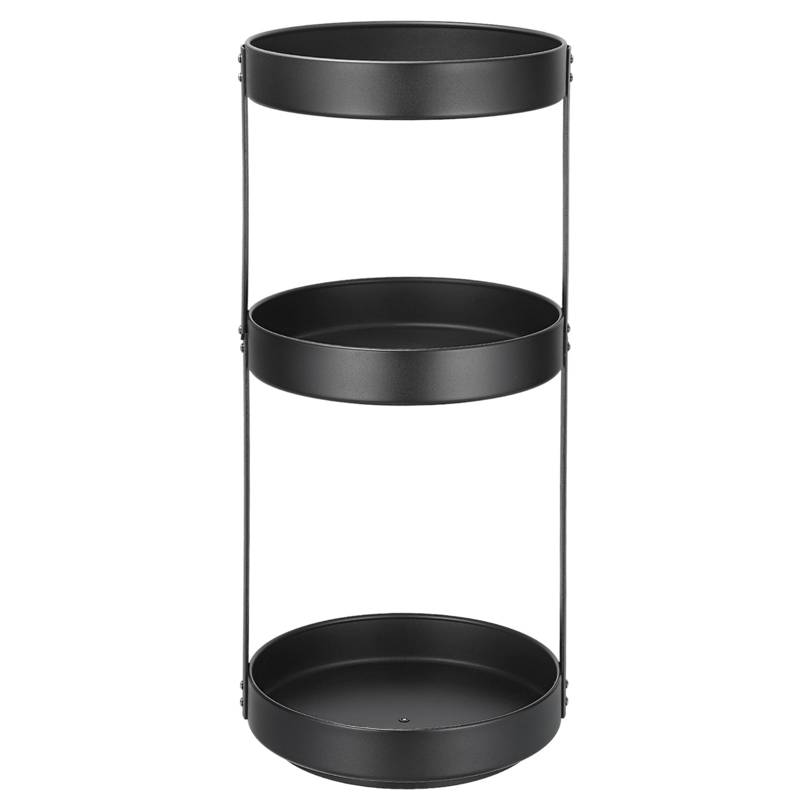 3 Tier Lazy Susan Organizer Rotating Spice Rack Turntable Lightweight Compact