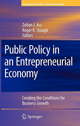 Springer Public Policy In An Entrepreneurial Economy - Image 2