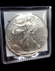 1999 SILVER EAGLE Coin- 1oz .999 Pure LOOKS SO GREAT EVEN IN THE COIN FLIP!