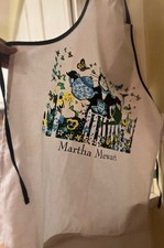 Martha Mewart Cat Apron Funny Parody Cottagecore Tea Party Kitchen Apron