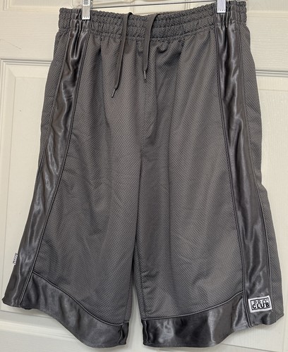 Pro Club Shorts Mens Medium Gray Mesh Athletic Basketball Long Polyester Lined