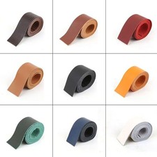 0.6-0.8mm Soft Genuine Cowhide Leather Strip Bag Strap Belt Blanks 125cm Long