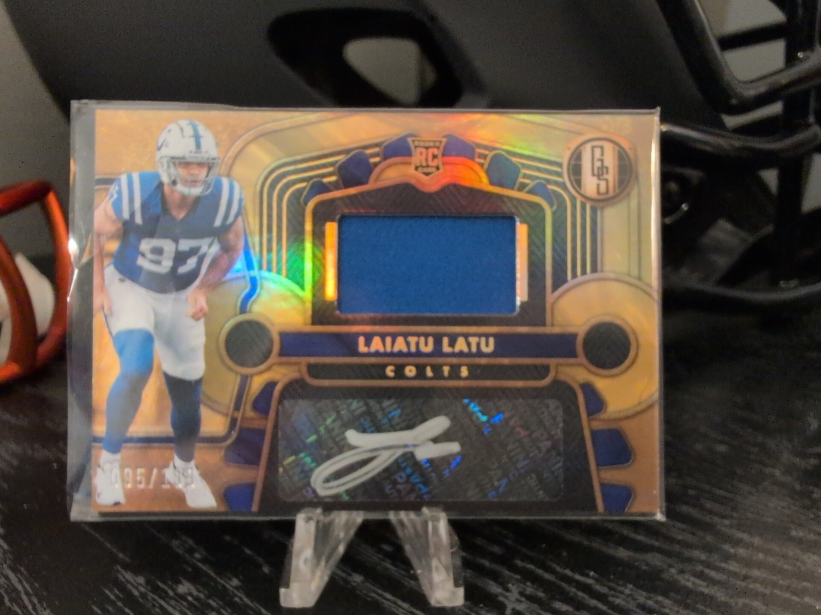 2024 Panini Gold Standard Laiatu Latu Colts Rookie Patch Auto RPA /199 RC