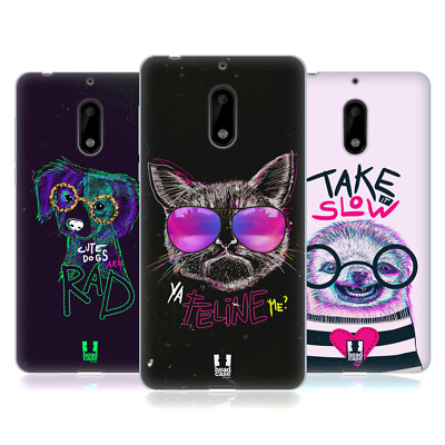 HEAD CASE DESIGNS HIP ANIMALS SOFT GEL CASE FOR NOKIA PHONES 1