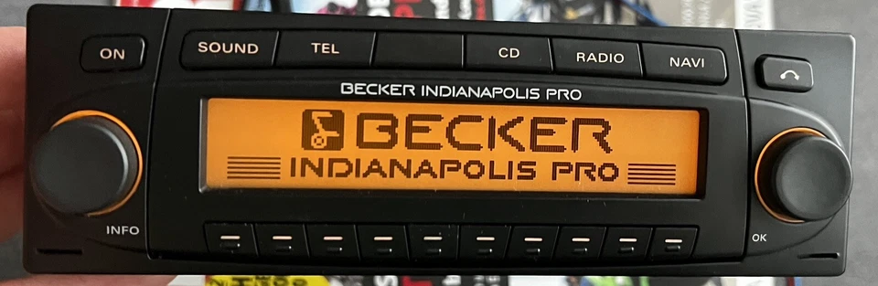 BECKER BE7950 Indianapolis PRO Autoradio Bluetooth Navi CD Mercedes R129 W124