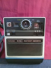 Vintage Kodak EK6 Instant Camera W/leather case    UNTESTED SOLD AS IS    