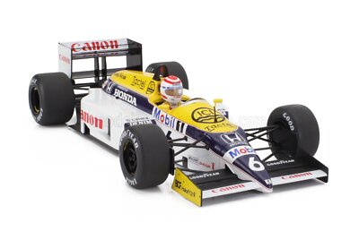 1:18 Williams-Honda FW11 No.6 Nelson Piquet Winner 1986 Brazilian