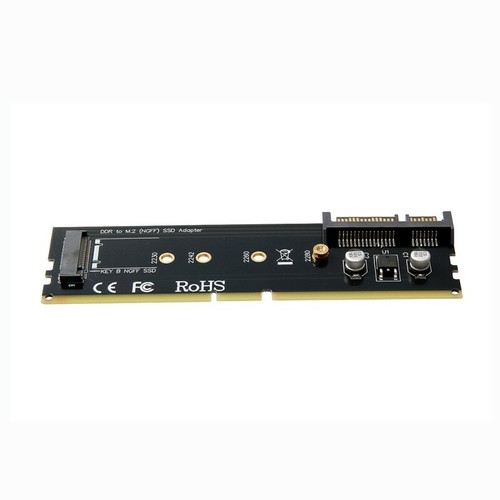 DDR2 DDR3 DDR4 to M2 SSD Adapter M.2 B Key Riser Card Support 2242 2260 2280 - 第 6/12 張圖片