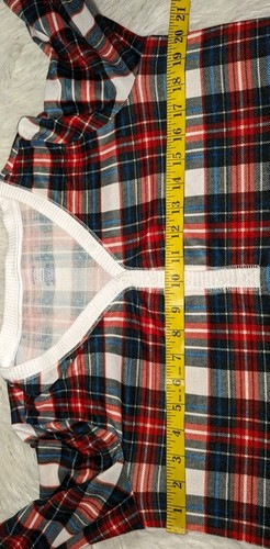 ARIZONA BODY 2 PC Set Pajamas Red PLAID Pants Long Sleeve Shirt Sz Large Womens - Picture 9 of 10