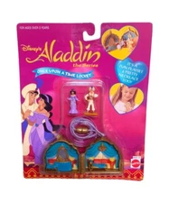 Vtg Mattel Disneys Aladdin ONCE UPON A TIME Locket Playset NOS 90s Toys # 66301