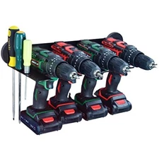 Magnetic Power Tool Organizer, Heavy Duty Cordless Drill Holder,Utility 