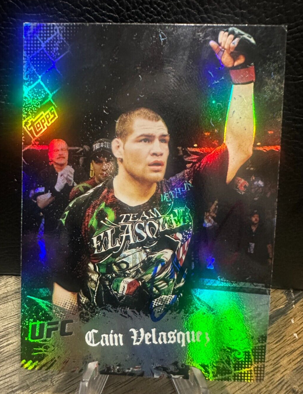 Cain Velasquez signed UFC  2010 Topps Main EVENT card in person auto