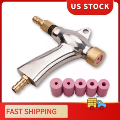 Sandblaster Gun Air Sand Blasting Ceramic Nozzles Kit for Sandblaster Cabinet