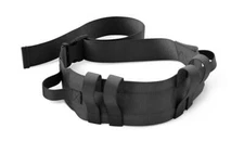 Wide Transfer Belt With Handles, Black, Each
