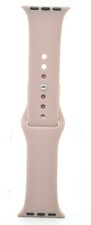 Silicone Sport Replacement band for Apple Watch, 38 40 mm, Light Pink, New
