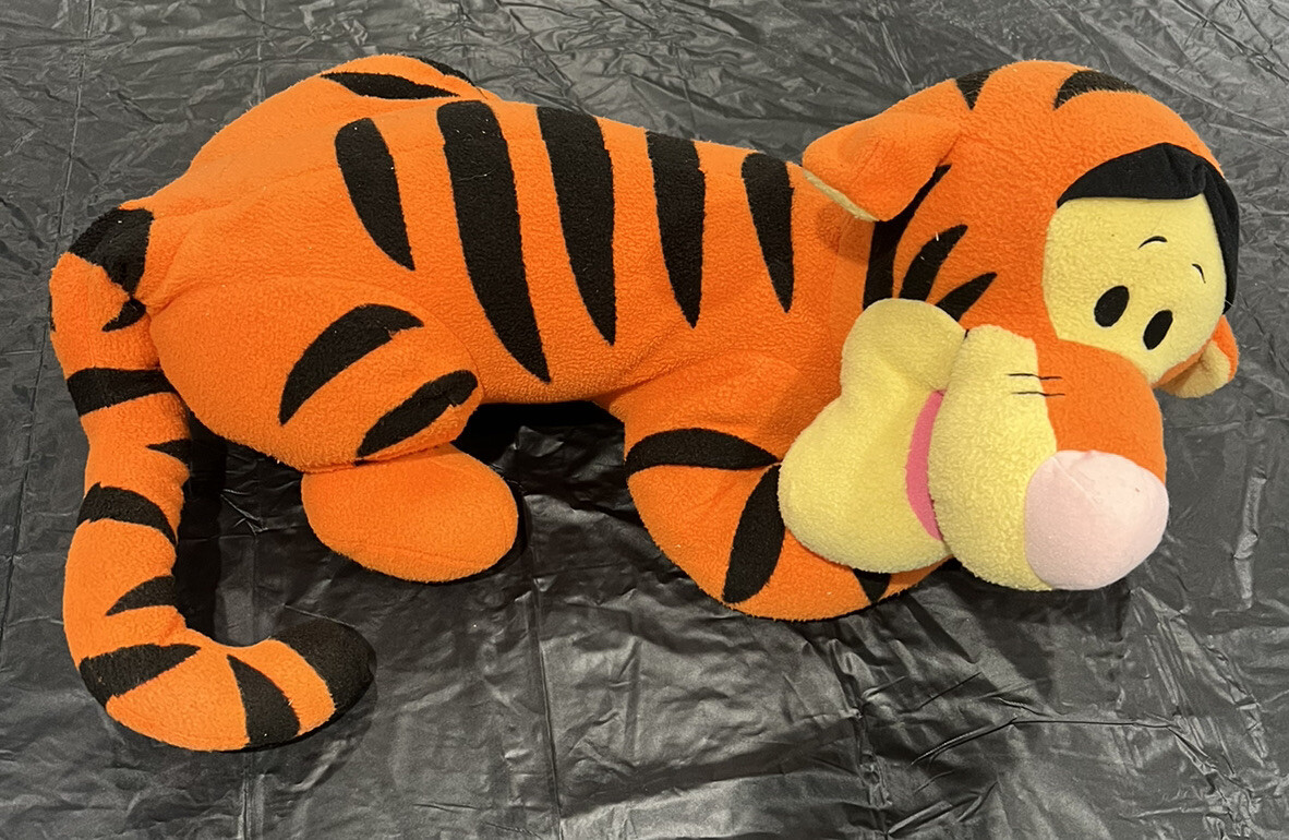 Peluche Tigre Assis Dowman - 31 Cm - Couleur Orange - édition Retirée