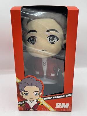BTS Official RM Tinytan Mic Drop Plush Doll 11.4  New BUT SOME BOX DAMAGE