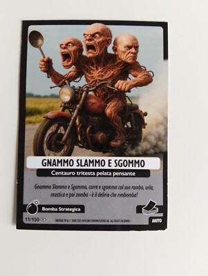 Gnammo Slammo E Sgommo 11/150 Carta Skifidol Italian Brainrot