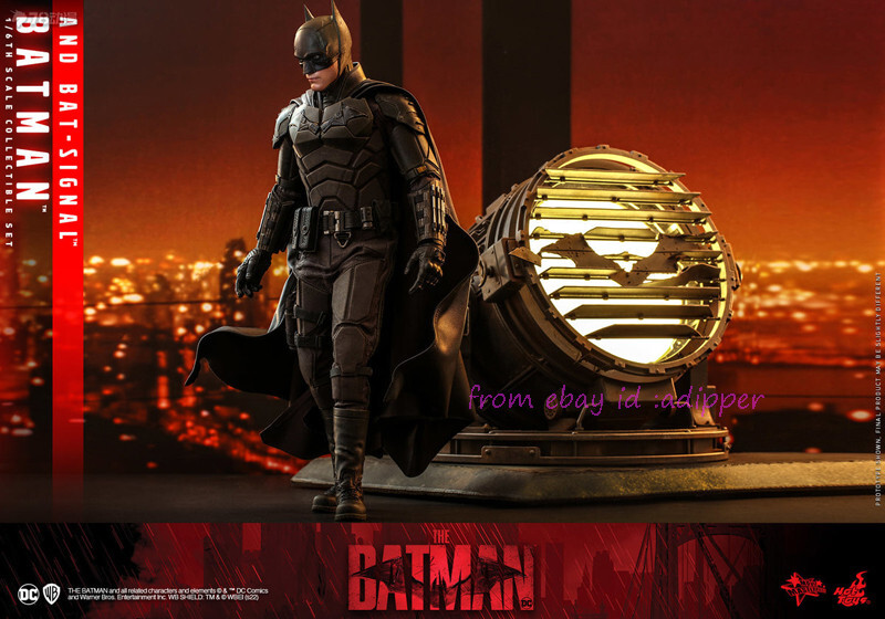 Hot Toys Mms641 1/6 The Batman Batman And Bat-Signal Deluxe
