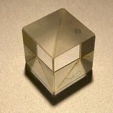 (1) CVI Laser Corporation 436nm 16mm Laser Optical Cube Beamsplitter PBS-4360