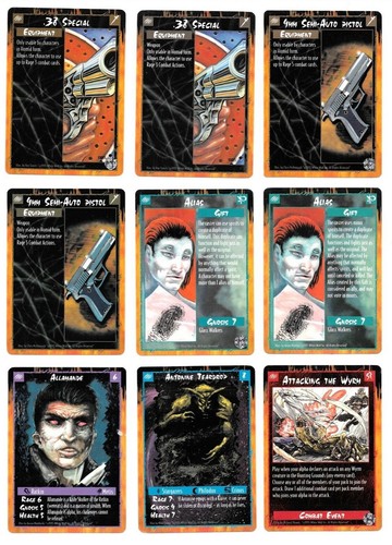 Rage the Apocalypse Werewolf White Wolf Cards / Unl / Ltd / Choose / A-Q / mb20