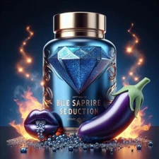 💎ALL NATURAL MALE ENHANCEMENT SUPPLEMENT 5pk BLUE SAPHIRE SEDUCTION 💎🍆