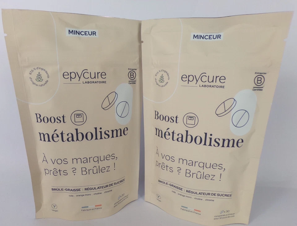 EPYCURE-2X30 GELULES-BOOST METABOLISME-BRULE GRAISSE-REGULATEUR SUCRES-04/2028