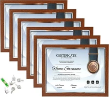 6PK Framenow 8.5x11 Picture Frame Display Pictures Certificates Document Diploma