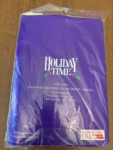 Vintage Holiday Time Snowman, Snowflake Tights Decorative Panty Hose Sealed New - Picture 3 of 3