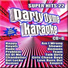 Party Tyme Karaoke - Super Hits 22 CD  G - Audio CD - VERY GOOD