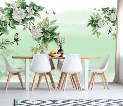 3D Branch Bird O1641 Wallpaper Wall Murals Removable Wallpaper Sticker Eve