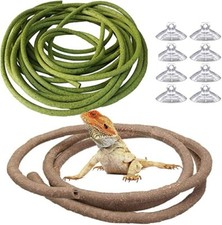 New Reptile Jungle Vines Terrarium Decor Climbing Branches Habitat Accessories