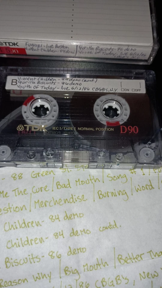 Gorilla Biscuits 86 Demo Youth Of Today Cbgb Violent Children 84 Demo Fugazi 88 Foto 2 de 2