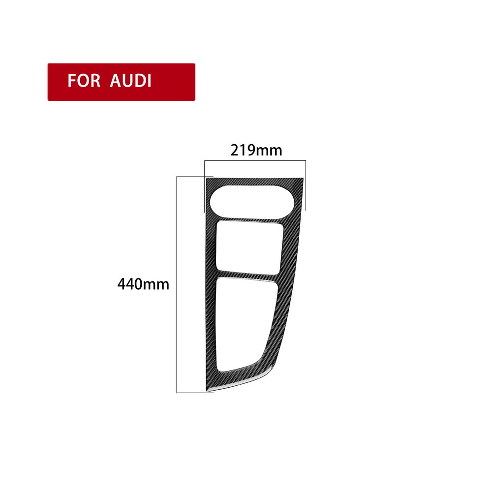 Kohlefaser Innen Gangschaltung Panel Rahmen Abdeckung Fit Für Audi A4 A5 A4L Q5