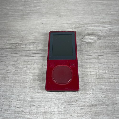 Microsoft Zune 1124 Red 4GB 1.8inches Color Screen Video MP3 Media